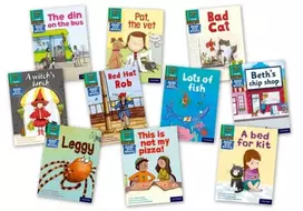 KNYGA Bookshop Read Write Inc. Phonics Book Bag Books: Žalias Set 1 Book Bag Books (Mixed Pack of 10)