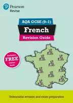 KNYGA Stuart Glover Pearson REVISE AQA GCSE French Revision Guide: incl. online revision, quizzes, video and audio - for 2025 exams