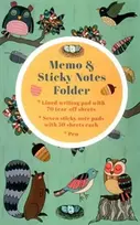 KNYGA Peony Press Memo & Sticky Notes Folder: Woodland Creatures