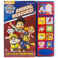 KNYGA Emily Skwish Nickelodeon PAW Patrol: Animal Rescues! Lift-a-Flap Sound Book