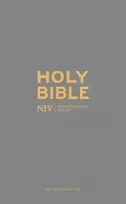 KNYGA New International Version NIV Pocket Charcoal Soft-tone Bible with Zip
