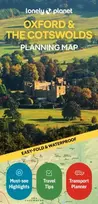 KNYGA Lonely Planet Oxford & the Cotswolds Planning Map