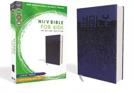 KNYGA Zondervan Publishing NIrV, Bible for Kids, Large Print, Leathersoft, Mėlyna, Comfort Print