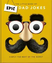 KNYGA Orange Hippo Little book of Epic Dad Jokes