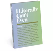 KNYGA Bookshop Knock Knock Literally Can’t Even Mini Inner Truth Journal (Pastel Version)