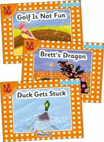 KNYGA Louise Van Pottelsberghe Jolly Phonics Oranžinis Level Readers Set 3