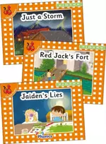 KNYGA Louise Van Pottelsberghe Jolly Phonics Oranžinis Level Readers Set 4