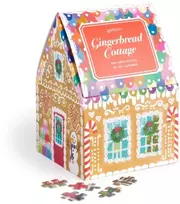 KNYGA Galison Joy Laforme Gingerbread Cottage 500 Piece Puzzle In A House