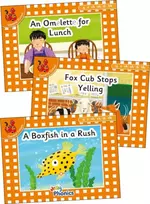 KNYGA Louise Van Pottelsberghe Jolly Phonics Oranžinis Level Readers Set 6