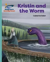 KNYGA Catherine Baker Reading Planet - Kristin and the Worm - Turquoise: Galaxy