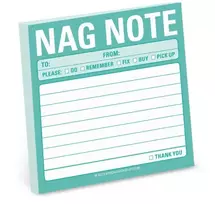 KNYGA Knock Knock Nag Note Sticky Notes
