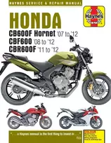 KNYGA Editors of Haynes Manuals Honda CB600 Hornet, CBF600 & CBR600F (07 - 12)