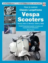 KNYGA Mark Paxton How to Restore Classic Largeframe Vespa Scooters