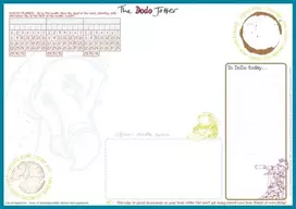 KNYGA Bookshop Dodo Jotter Pad - A3 Desk Sized Jotter-Scribble-Doodle-to-do-List-Tear-off-Notepad