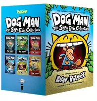 KNYGA Dav Pilkey Dog Man 1-6: The Supa Epic Collection: From the Creator of Captain Underpants