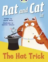 KNYGA Jeanne Willis Bug Club Guided Fiction Reception Raudona A Rat and Cat in the Hat Trick