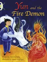KNYGA Charlotte Raby Bug Club Guided Fiction Year Two Violetinė A Yun and the Fire Demon