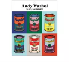 KNYGA Galison Andy Warhol Soup Can Magnets