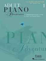 KNYGA Nancy Faber Adult Piano Adventures All-In-One Book 1: Spiral Bound