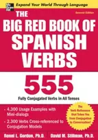 KNYGA Ronni Gordon Big Raudona Book of Spanish Verbs, Second Edition