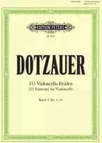 KNYGA Johannes Klingenberg 113 Exercises for Violoncello, Book 1