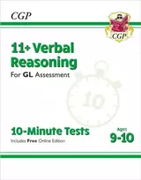 KNYGA Bookshop 11+ GL 10-Minute Tests: Verbal Reasoning - Ages 9-10 (with Online Edition)