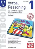 KNYGA Dr Stephen C Curran 11+ Verbal Reasoning Year 3/4 GL & Other Styles Testbook 1