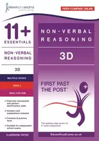 KNYGA Bookshop 11+ Essentials - 3-D Non-verbal Reasoning Book 1 (First Past the Post) - CEM (Durham University)