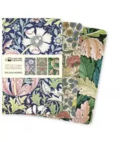 KNYGA Flame Tree Studio William Morris Set of 3 Mini Notebooks