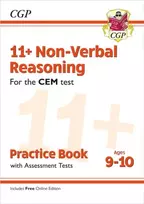 KNYGA Bookshop 11+ CEM Non-Verbal Reasoning Practice Book & Assessment Tests - Ages 9-10 (with Online Edition)