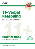 KNYGA Bookshop 11+ GL Verbal Reasoning Practice Book & Assessment Tests - Ages 8-9 (with Online Edition)