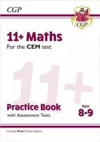 KNYGA Bookshop 11+ CEM Maths Practice Book & Assessment Tests - Ages 8-9 (with Online Edition)