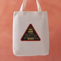 KNYGA Bookshop True Crime Reader Tote Bag
