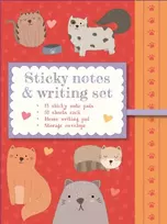 KNYGA Peony Press Staff Sticky Notes and Writing Set: Cute Cats