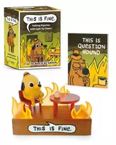 KNYGA K C Green This Is Fine Talking Figurine