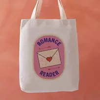 KNYGA Bookshop Romance Reader Tote Bag