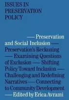 KNYGA Erica Avrami Preservation and Social Inclusion