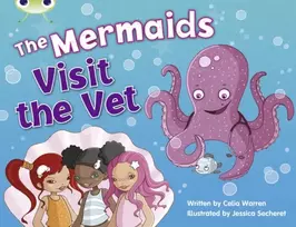 KNYGA Celia Warren Bug Club Mėlyna (KS1) B/1B The Mermaids Visit the Vet 6-pack