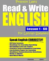KNYGA Matthew Preston Preston Lee's Read & Write English Lesson 1 - 60 For Latvian Speakers