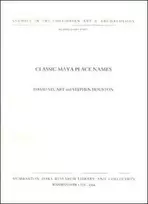 KNYGA David Stuart Classic Maya Place Names