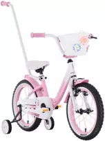 Dviratis Tabou Miss 14 pink-baltas