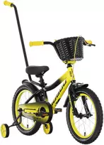 Dviratis Tabou Rocket 16 juodas-yellow