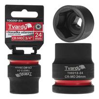 Tvardy 24mm 3/4" smūginis galvutė, Cr-mo