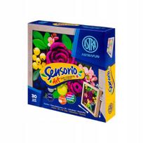 Plastilinas Sensorio 3d su rėmeliu 20x20cm, 30 spalvų
