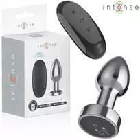 INTENSE Intense S Metal Plug - 10-Mode Remote Vibrating, Waterproof, Silver