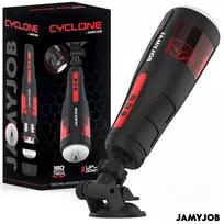 JAMYJOB Jamyjob Cyclone Automatic Intimate Machine 10 Rotation & Thrust Modes Black-Red