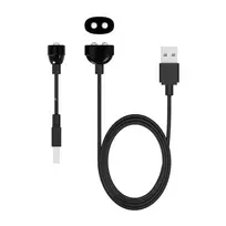 Irresistible by Shots Kiiroo Charging Cable for Onyx+ IRR004 - Black, USB Powered
