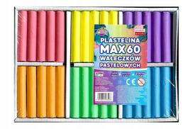 Plastelina Koma-plast 60 pastelinių lazdelės, minkšta, vaikams