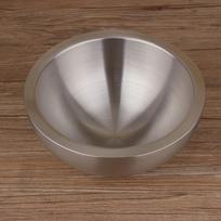 Salotų dubuo Dvisienis nerūdijančio plieno grūdų maisto indas Termiškai izoliuotas Patiekimui 16cmx7.5cm