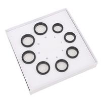 8 Pcs Smart Ring Sizing Kit 6 To 13 Sizes Plastic Health Ring Model for Choosing The Most Suitable